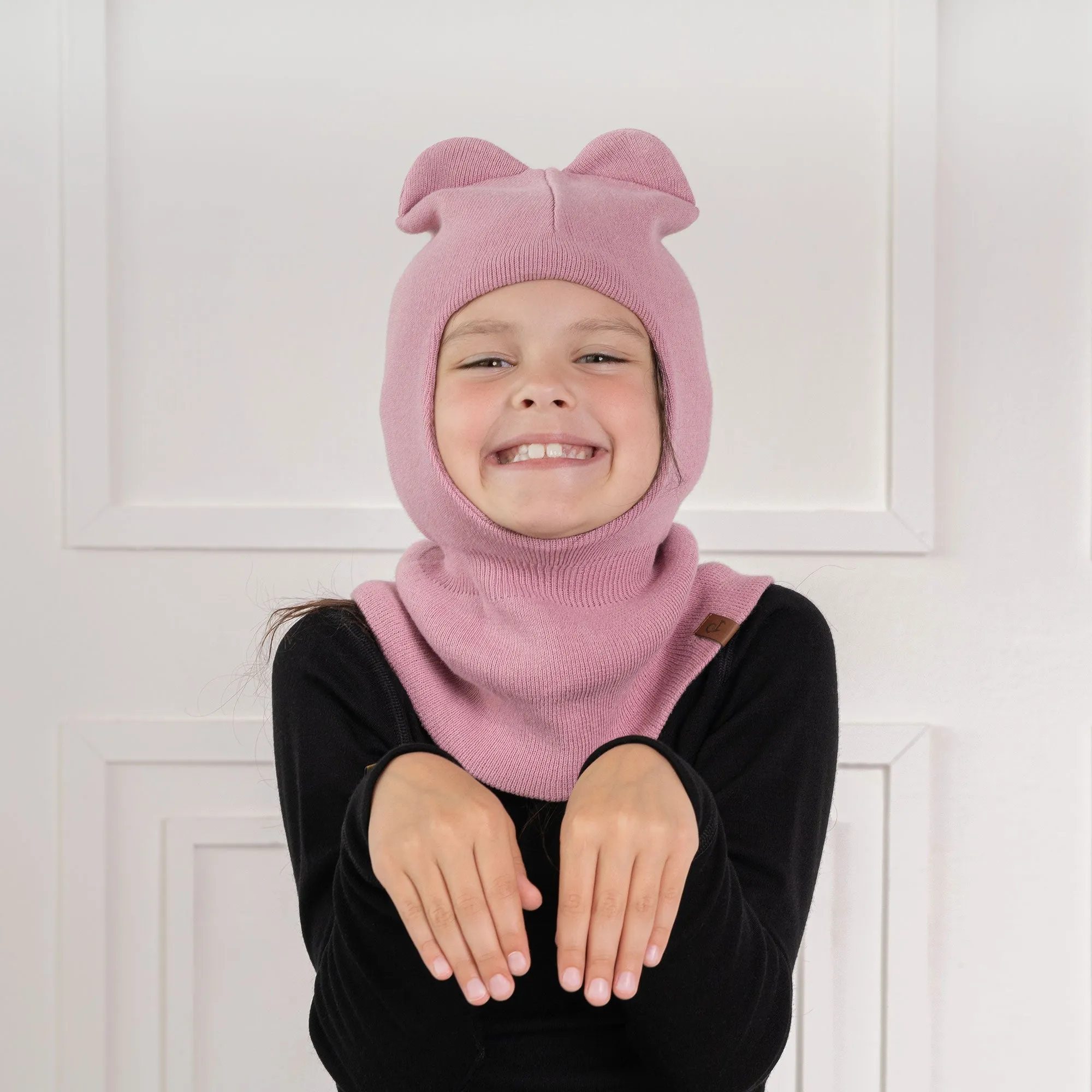 Kids' Knit Balaclava Cotton