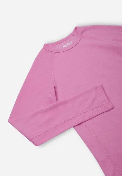 Kids Thermal Base Layer Set Lani Cold Pink