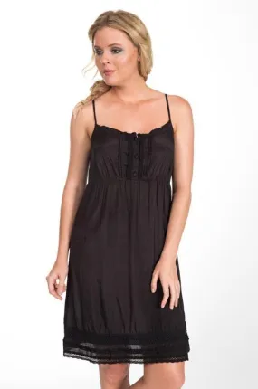 Leona slip black