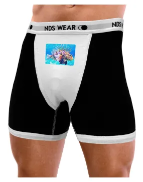 Lionfish in Watercolor Mens Boxer Brief Underwear by NDS Wear