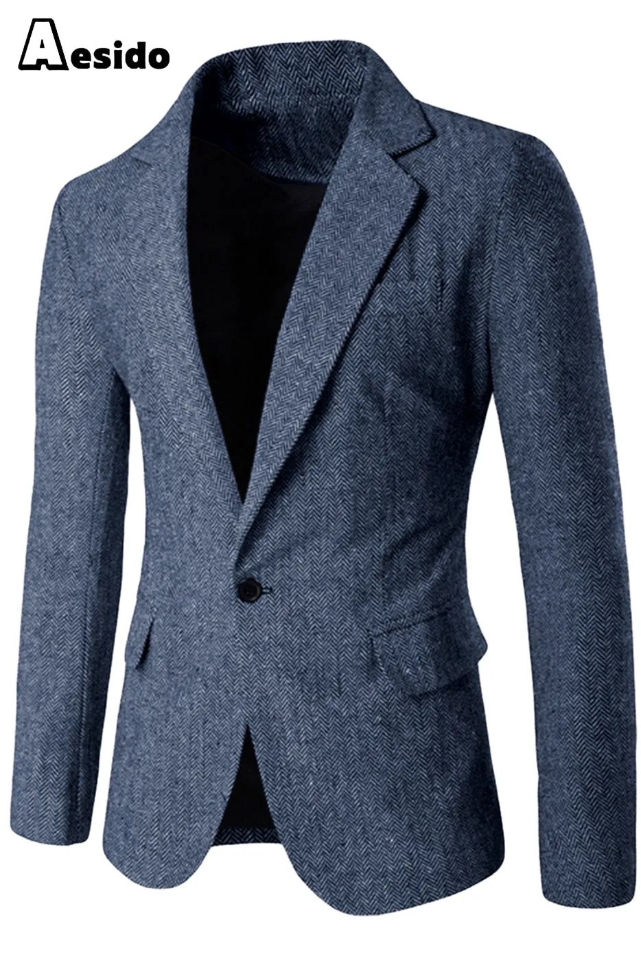 Men's Single Button Blazer