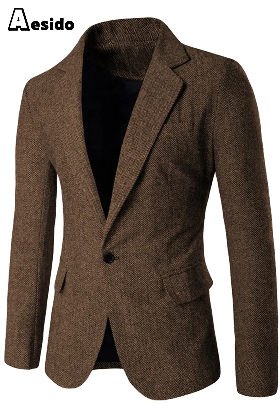 Men's Single Button Blazer