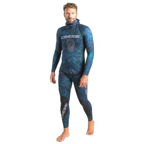 Open Box Cressi 2mm Man Tokugawa Nylon Two-Piece Wetsuit With Hood - 3X-Large