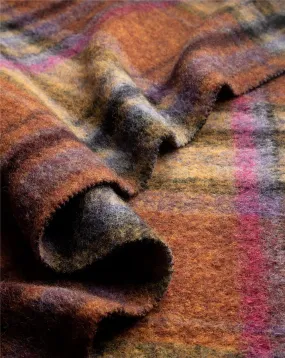 ORGANIC PLAID MOORLANDS ~ soft woolwalk fabric