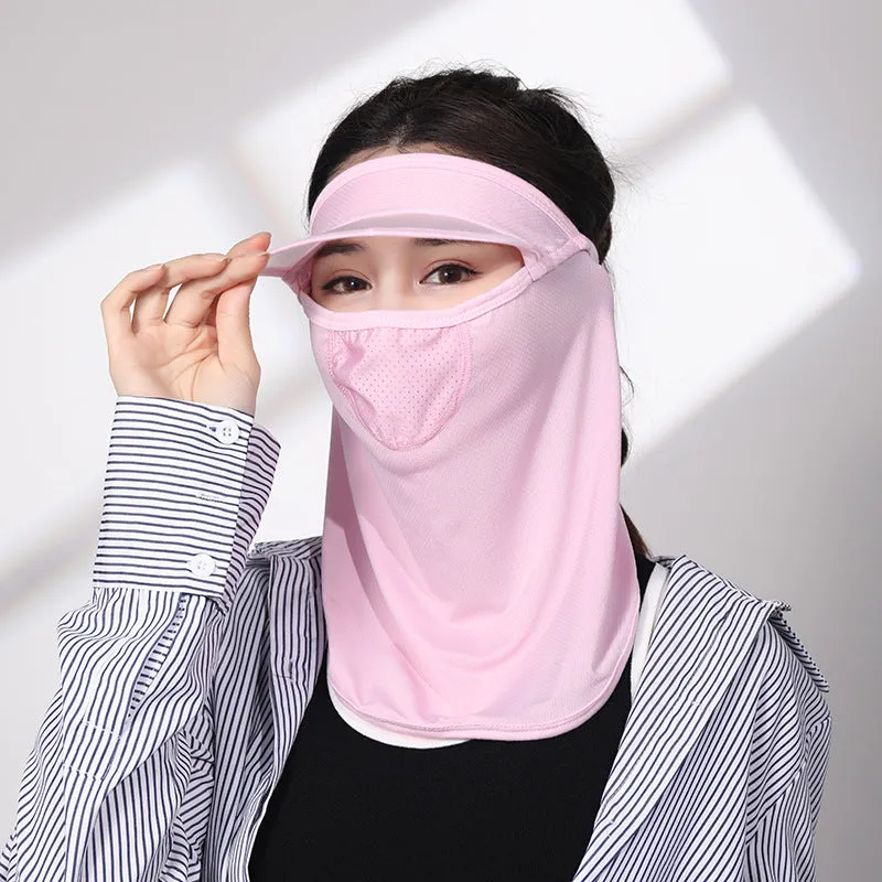 Outdoor Sun Mask for Women Riding Scarf Veil