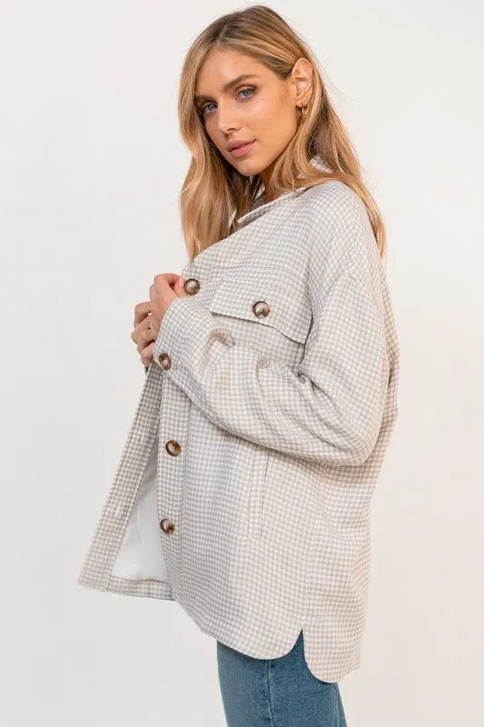 Oversized Button-Down Jacket