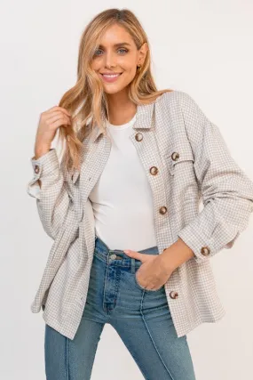 Oversized Button-Down Jacket