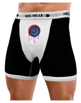 Paint Drips Speaker Mens Boxer Brief Underwear