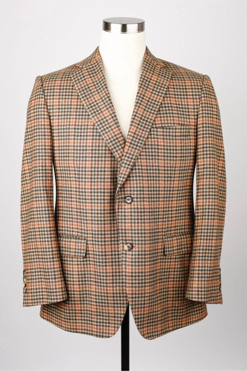 Plaid Cashmere Sports Coat