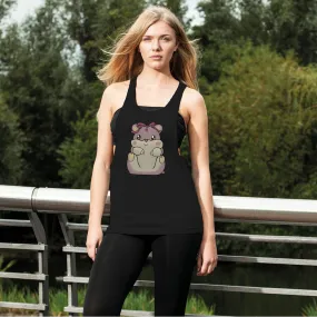 Purple Hamster Women's Loose Racerback Tank Top