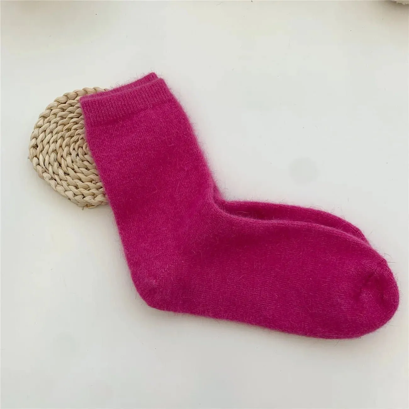 Rabbits Hair Socks - Cozy and Warm Women's Winter Socks (Pack of 2)