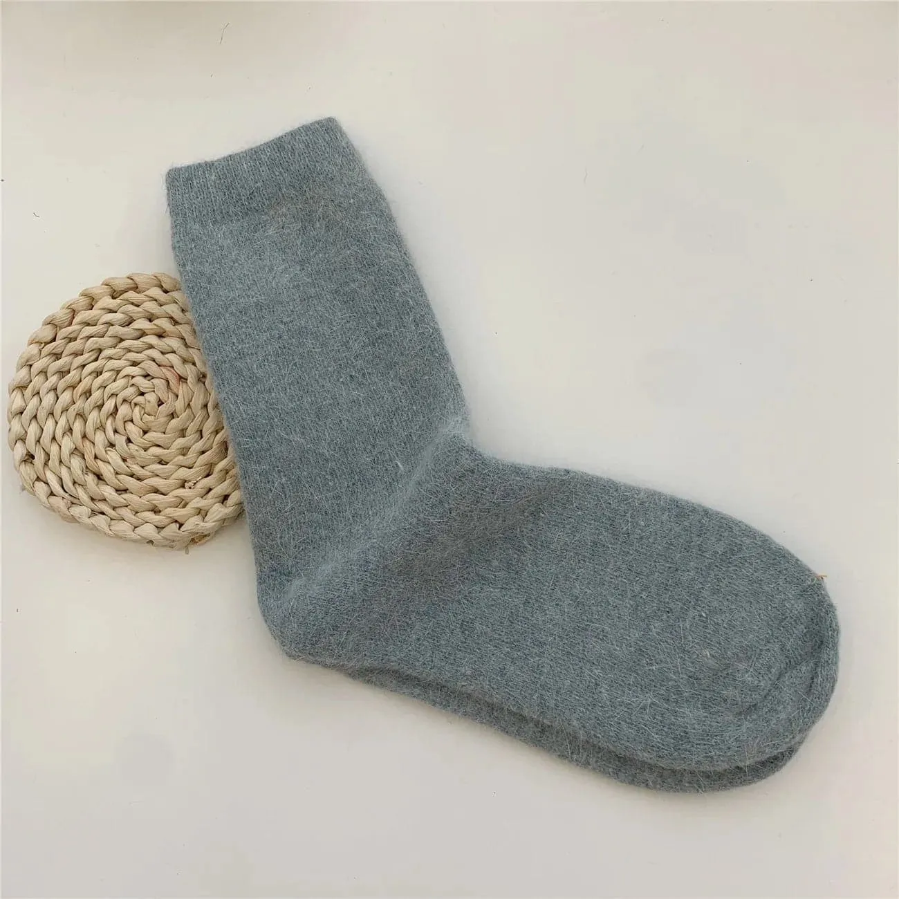 Rabbits Hair Socks - Cozy and Warm Women's Winter Socks (Pack of 2)