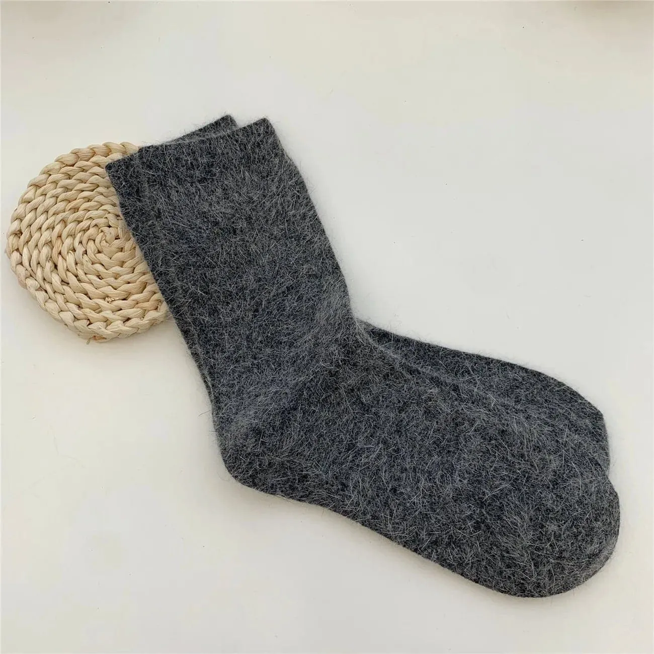 Rabbits Hair Socks - Cozy and Warm Women's Winter Socks (Pack of 2)