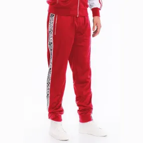 Red Snake Side Track Pants