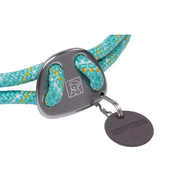 Ruffwear Knot-a-Collar™ Reflective Rope Dog Collar (Aurora Teal)