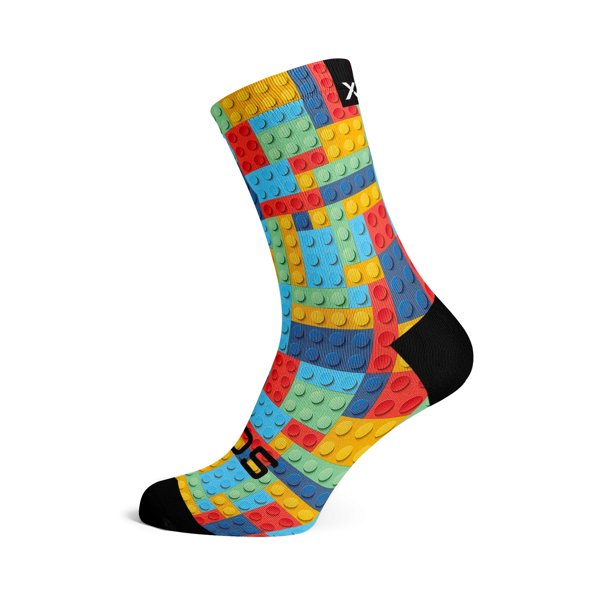 Sox Blocks Crew Length Socks