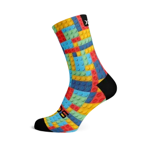 Sox Blocks Crew Length Socks