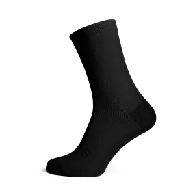 Sox Solid Black Crew Length Socks