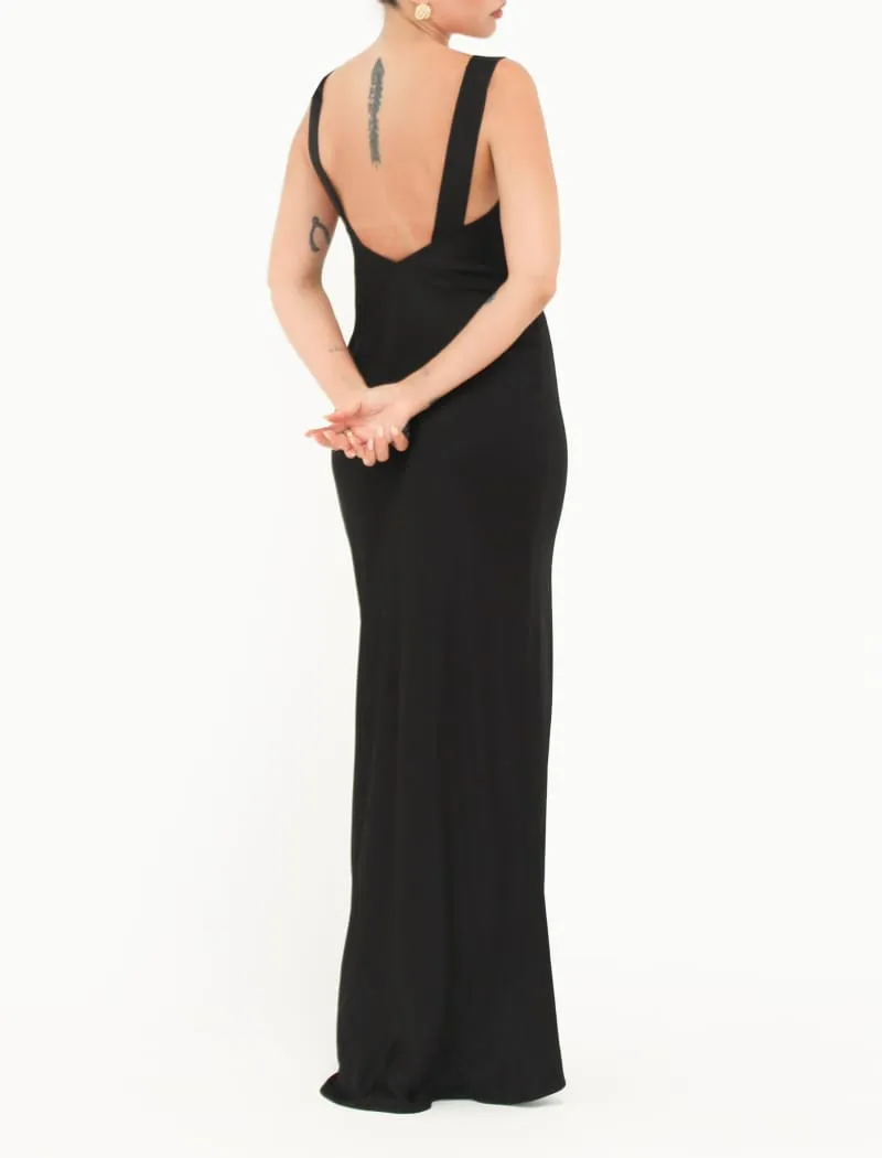 Sunset Strip Maxi Dress | Black