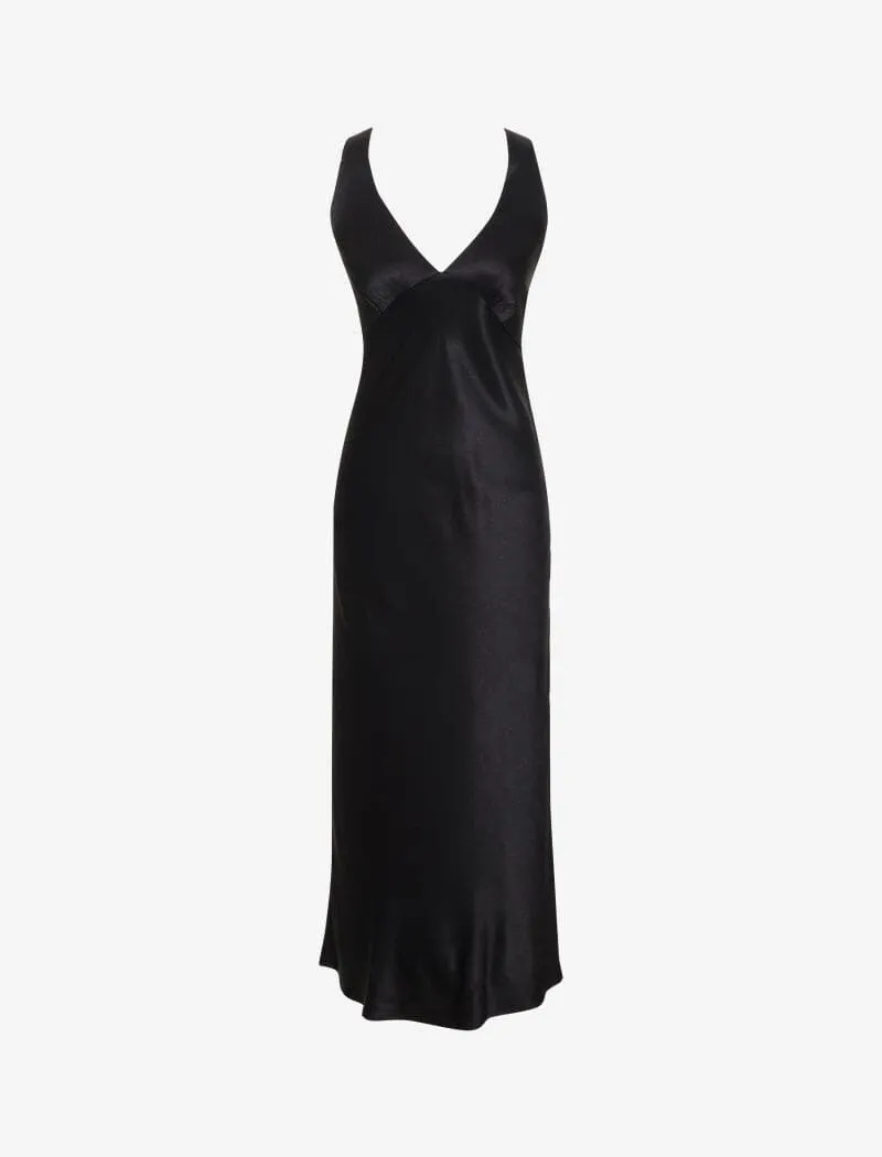 Sunset Strip Maxi Dress | Black