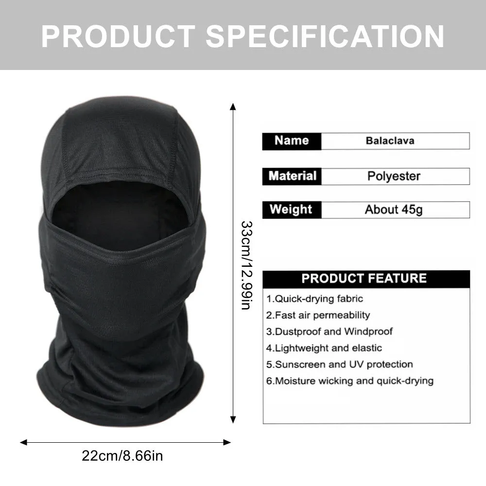 Tactical Black Balaclava Face Mask