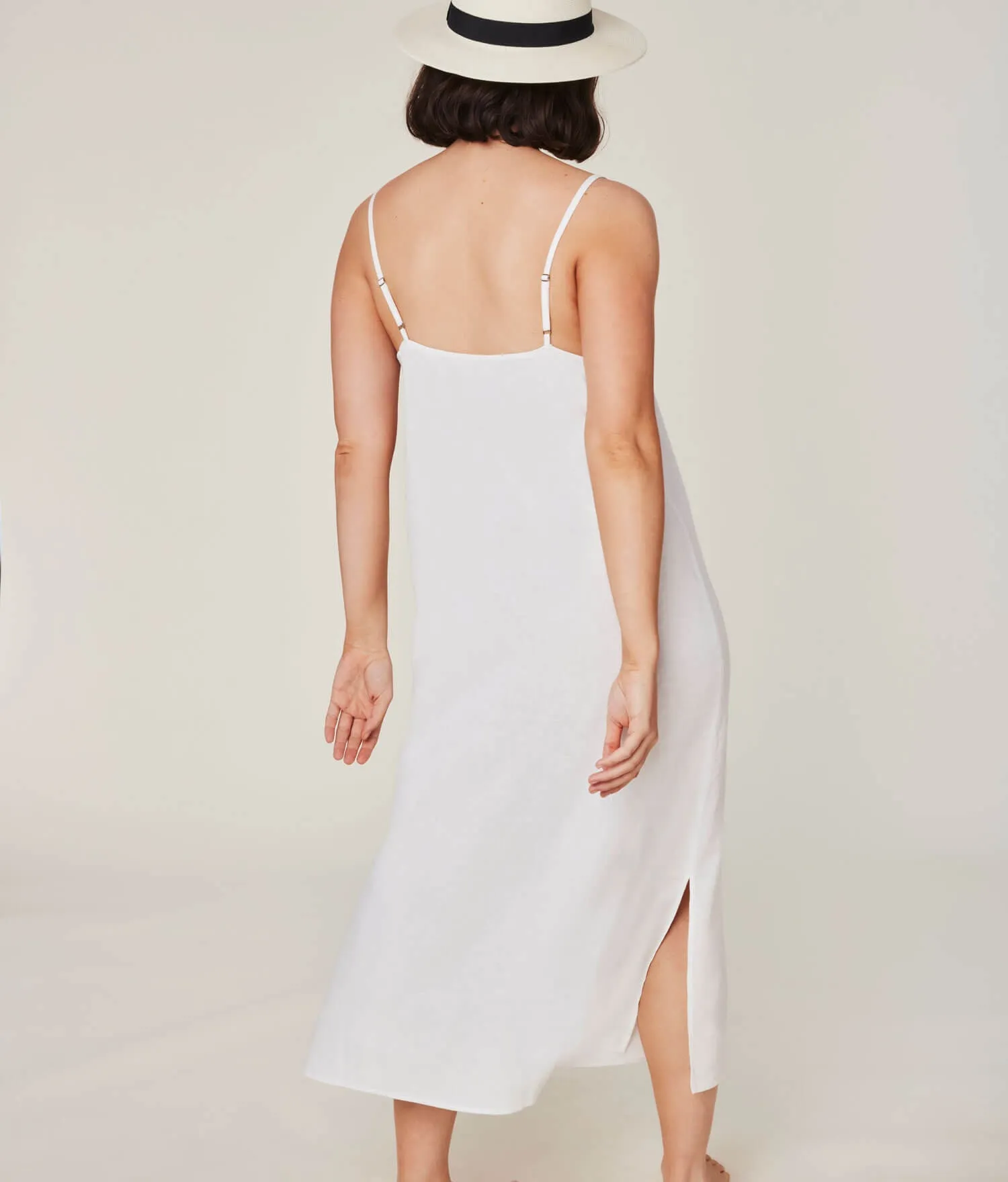 The Barreta Dress - Linen - Coconut