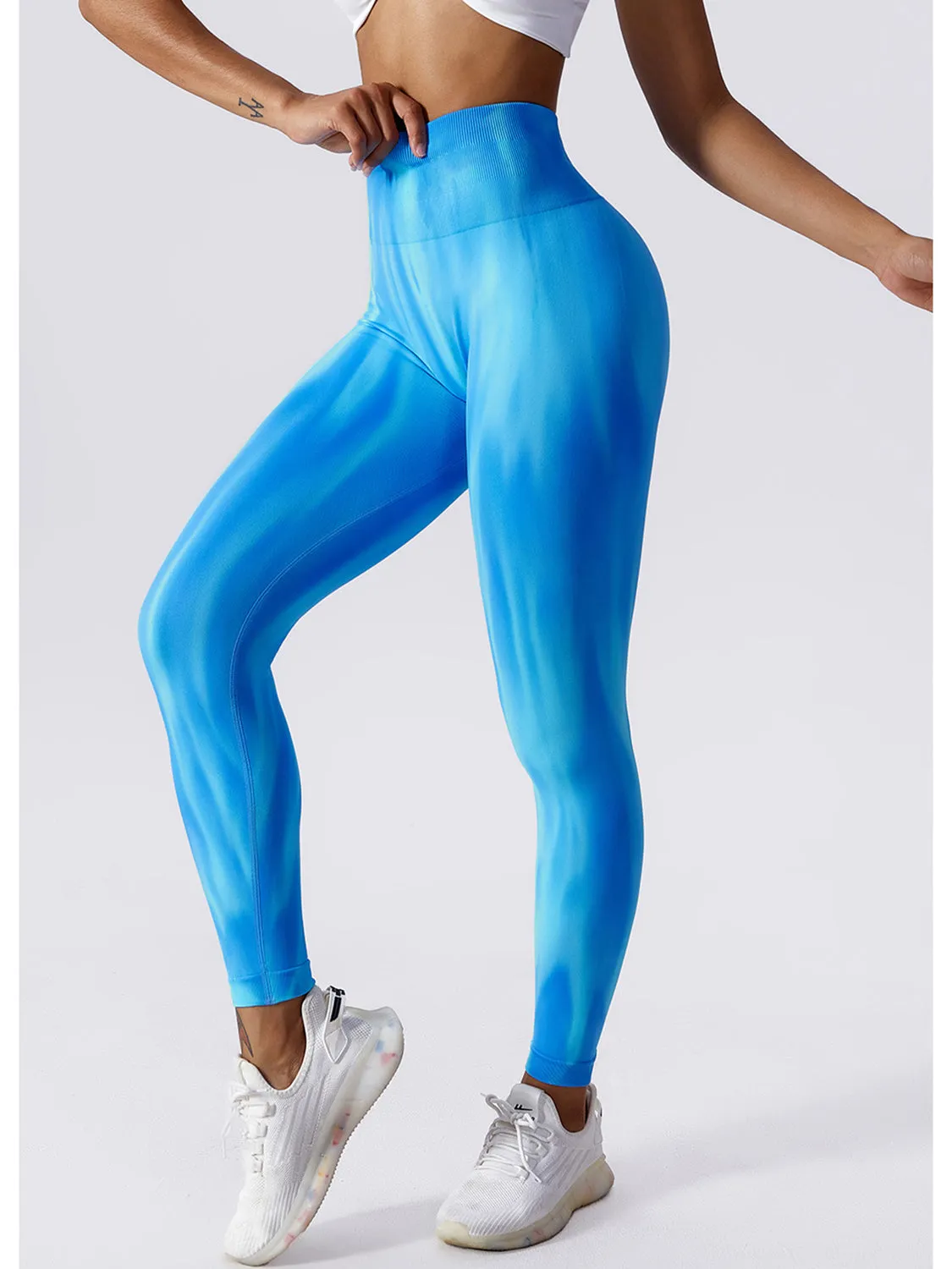 Tie-Dye High Waist Active Pants