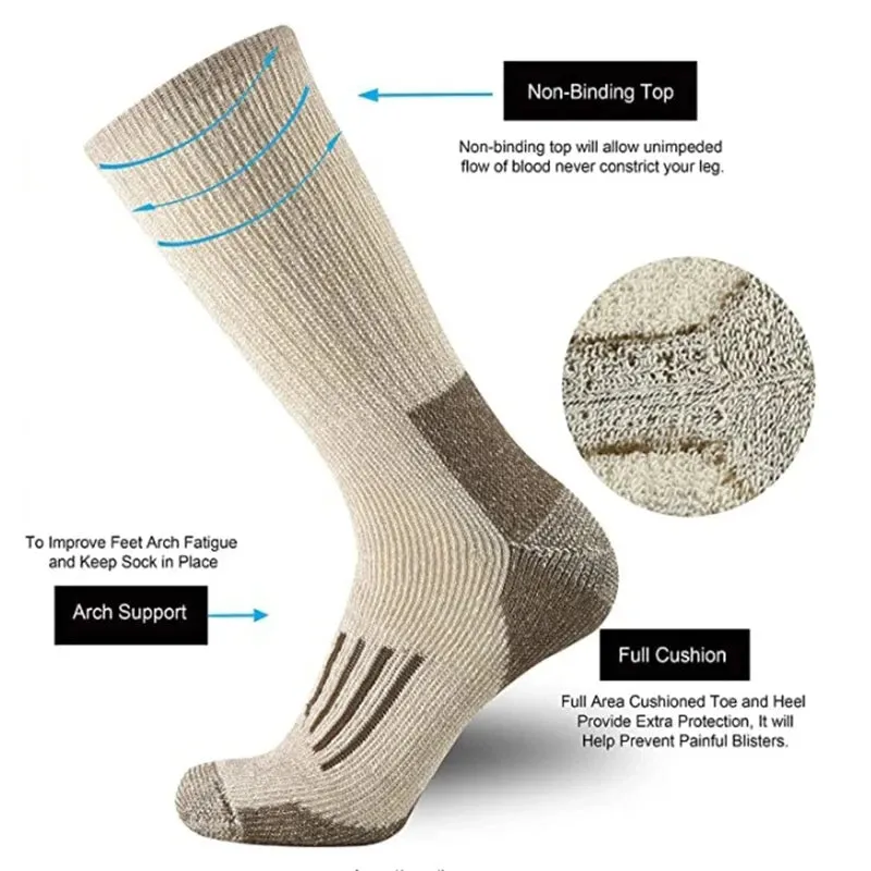 Unisex Wool Warm Thermal Thick Socks