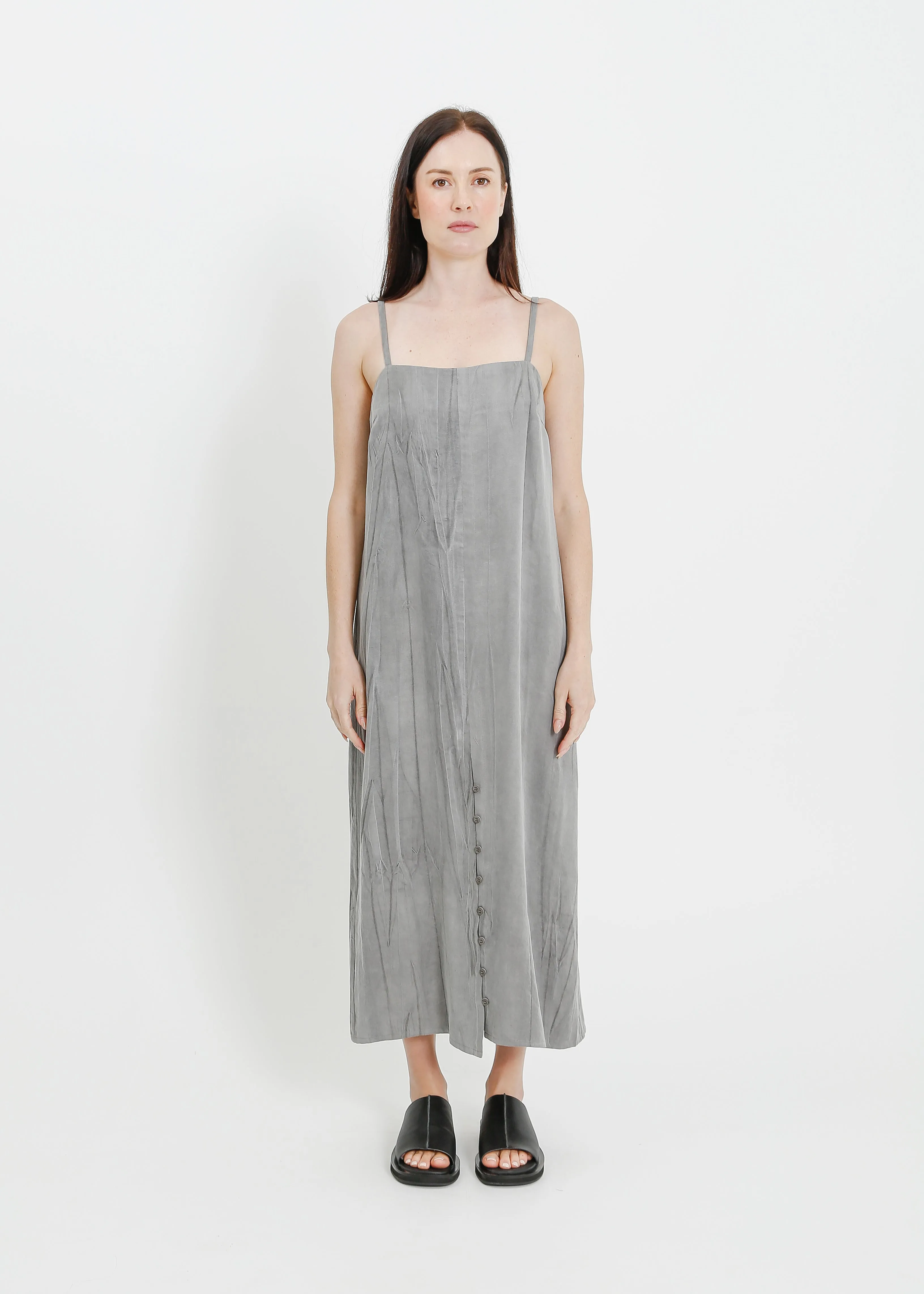 VERE SLIP DRESS / GREY