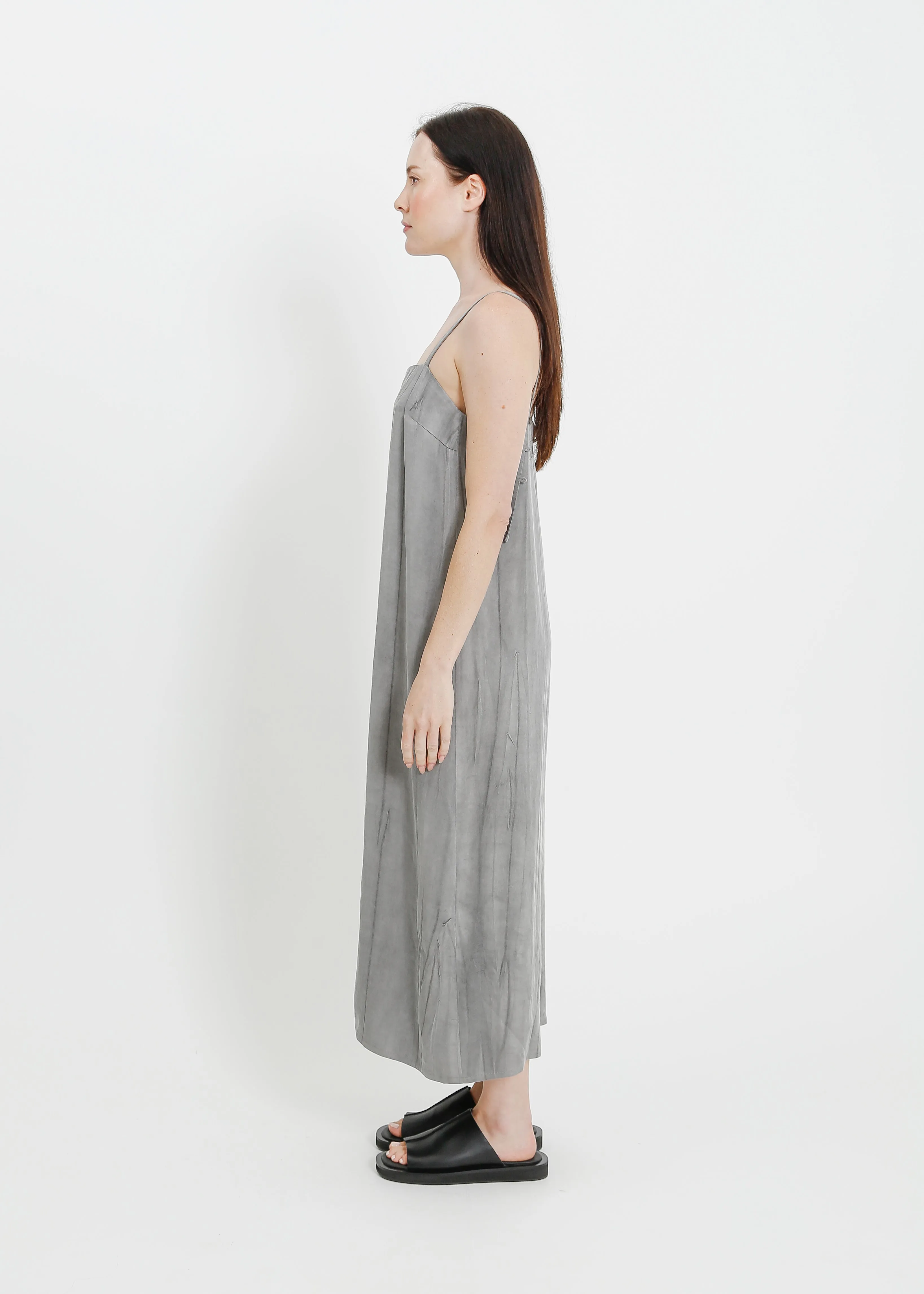 VERE SLIP DRESS / GREY