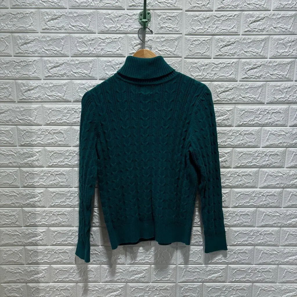 Vintage Cable Knit Turtleneck Sweater