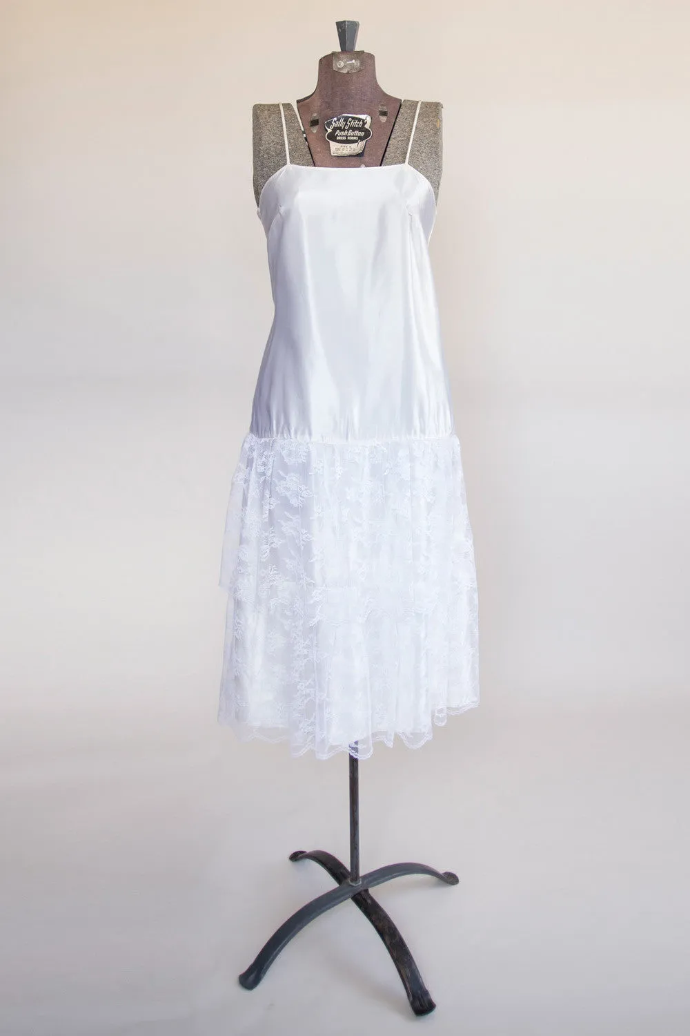 Vintage Women’s White Slip Dress