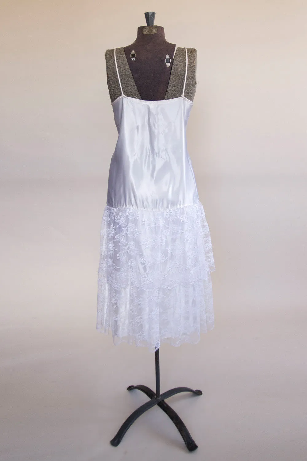 Vintage Women’s White Slip Dress