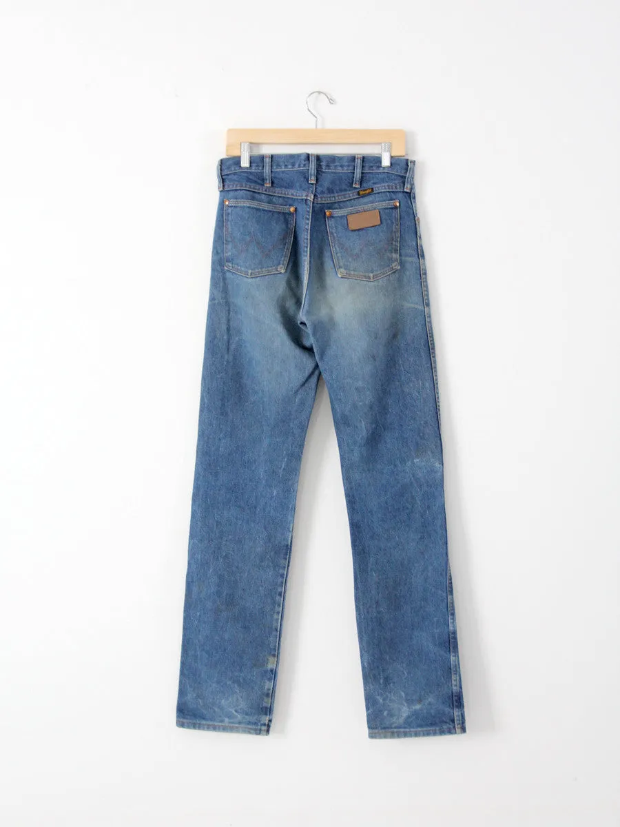 vintage Wrangler cowboy cut denim jeans