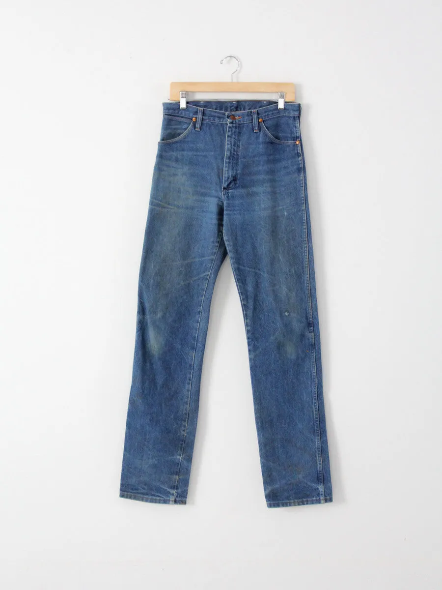 vintage Wrangler cowboy cut denim jeans