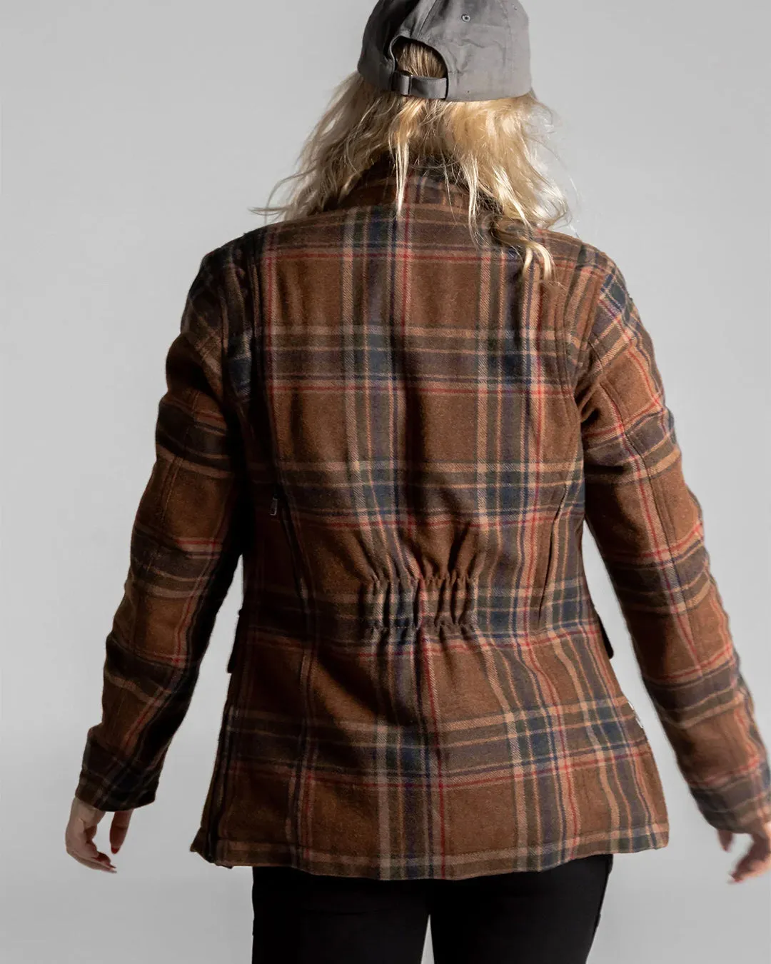 Women's Plaid Motorcycle Flannel