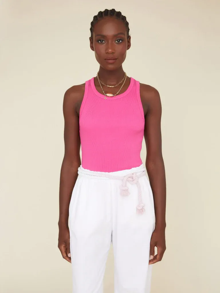 Xirena - Arynn Knit Tank Top In Pink Lily