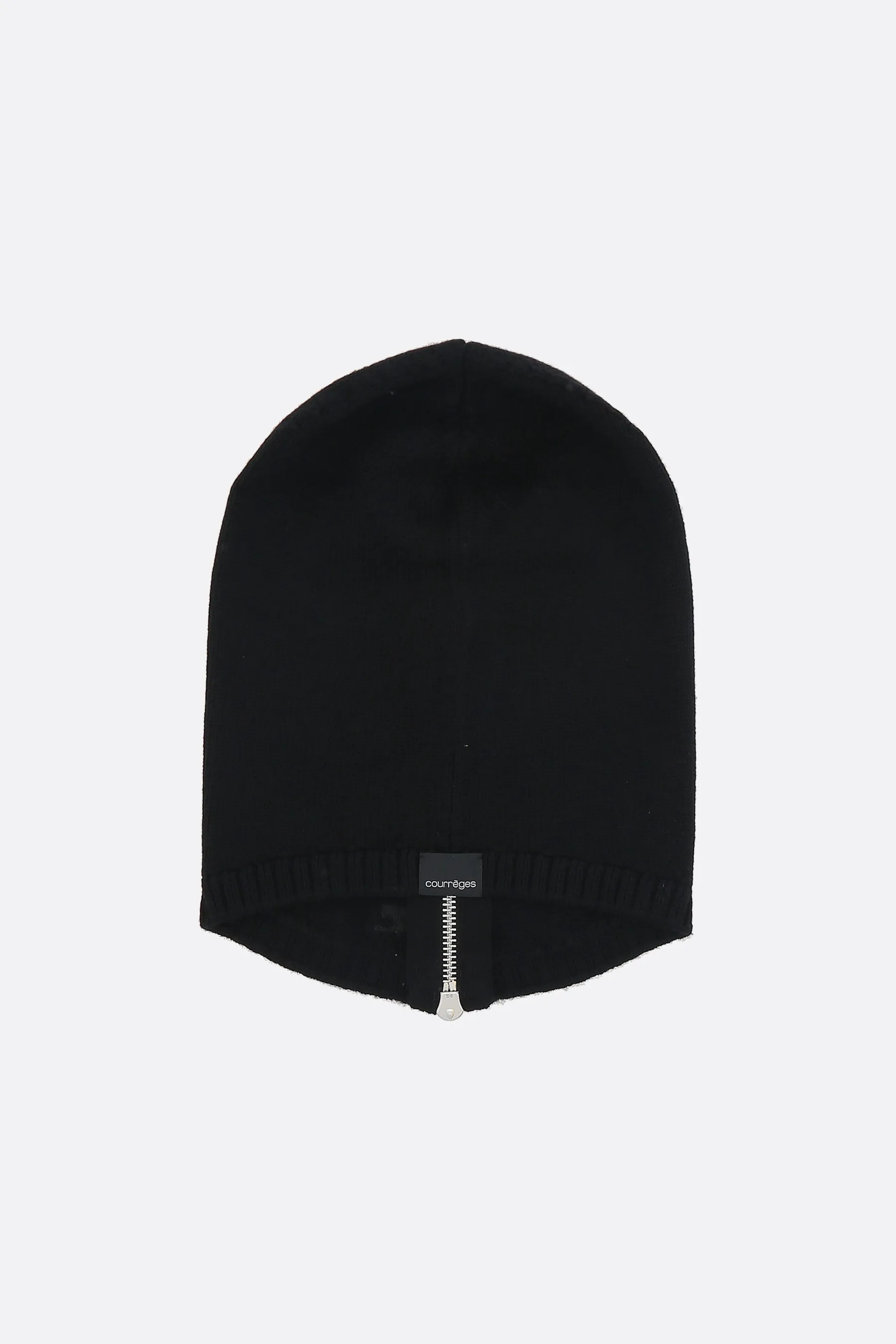 zipped wool balaclava