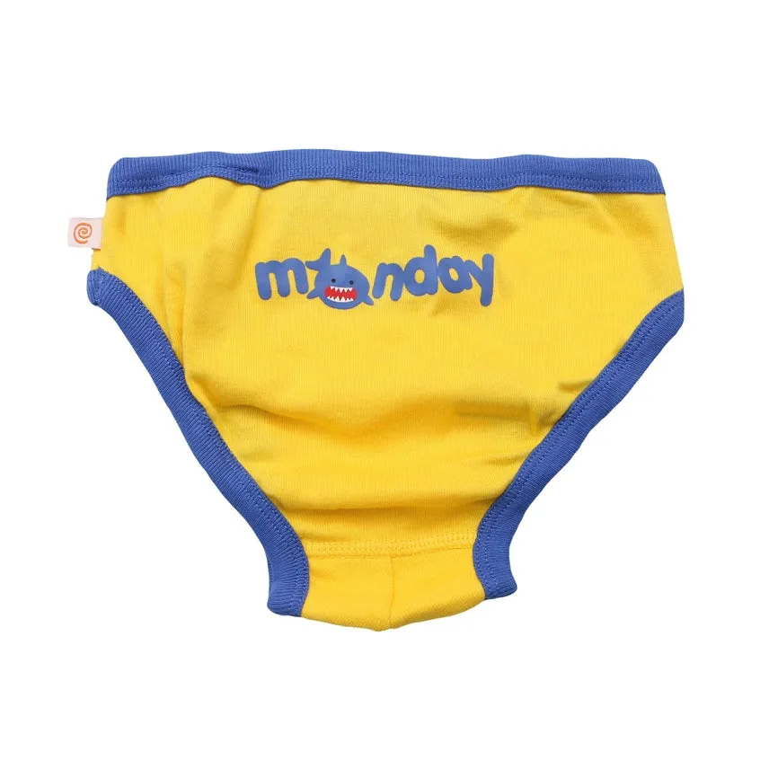 Zoocchini Kids Organic Briefs - Days of the Week 7PC Set