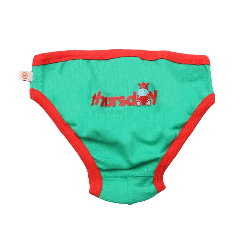 Zoocchini Kids Organic Briefs - Days of the Week 7PC Set